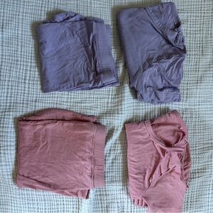 Little Sleepies Purple and Pink Kids Pajamas